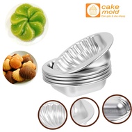 Seashell mold, egg tart mold, pudding making clay pork skin cake, 25 clams