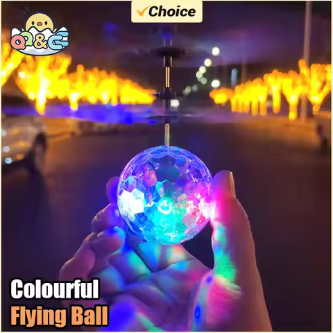 New Flying Ball Luminous Kid's Flight Balls Electronic Infrared Induction Aircraft Remote Control To