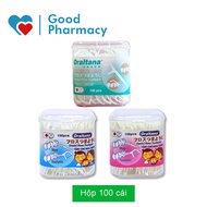 Oraltana dental floss (Box of 100) helps clean teeth, remove plaque, and floss excess food between t