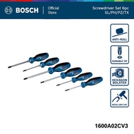 BOSCH 6pc mixed screwdriver set ชุด ไขควง 6 ชิ้น PH PZ SL TX