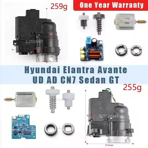 For Hyundai Elantra Avante UD AD CN7 Sedan GT Car Side View Rearview Exterior Mirrors Folding Motor 