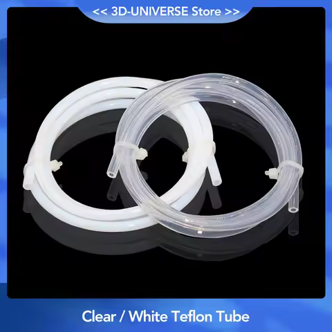 1 Meter 3D Printer Imported Clear / White PFA PTFE Tube PiPe J-head Hotend RepRap Rostock Bowden Ext