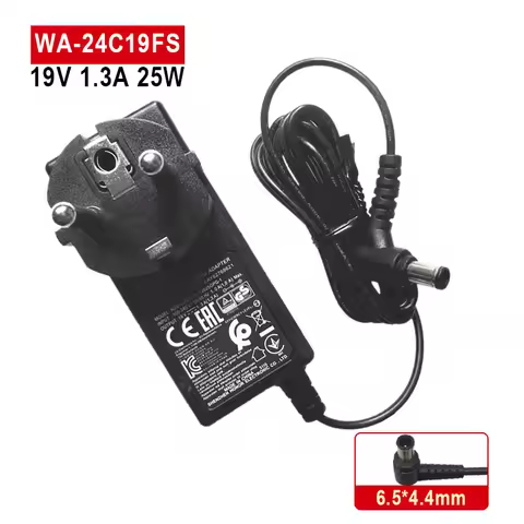 EU Plug WA-24C19FS 19V 1.3A 25W Power Adapter For LG Monitor Charger 22M35D E2442TC E1948S 24MP55HA 