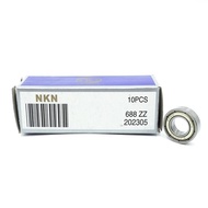 BEARING 688 ZZ / 688ZZ / 688 2Z TUTUP BESI Merk NKN D JAPAN
