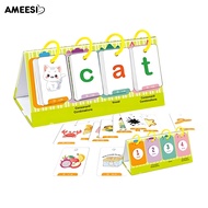 Toddlers Word Spelling Game Word Spelling Game Cvc Word Game Flash Cards for Kids Fun Phonics Learni