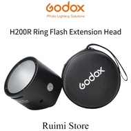 Godox H200R Portable Ring Flash Extension Head, Spiral Flash Design, for Godox AD200/AD200PRO