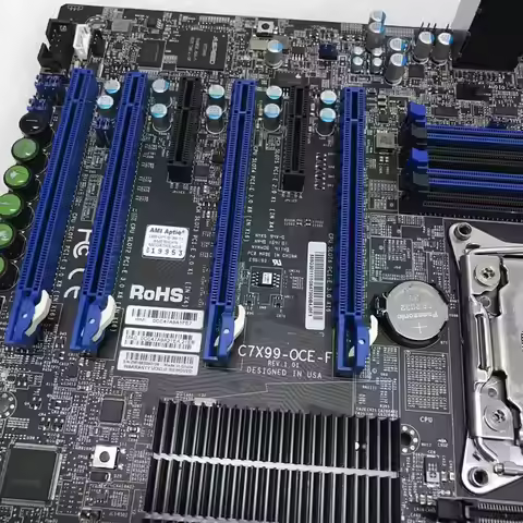 C7X99-OCE-F Desktop Motherboard LGA2011 Core i7 E5-1600/2600 v3/V4 Processor DDR4 PCI-E3.0