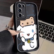 For OPPO Reno 5 Pro Reno 3 5G Reno 2 Case Kuromi Rabbit Shockproof Phone Cases Silicone Case All Inclusive Camera Lens Soft Shell