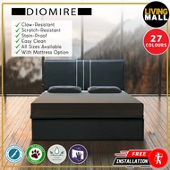 Living Mall Diomire Ankha 14"/16"/18" SBD Storage Bed Pet Friendly Fabric 16 Colors w/ Mattress