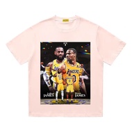 James LeBron James LeBron James Russell Wesbrook Pure Cotton T-shirt American Washed oversize Washed