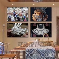 Decorative Paintings Miaozhai Hotel Miaozhai Restaurant Jewelry Store Minority Ethnic Characteristic