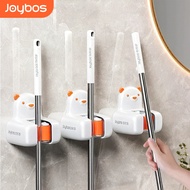 Joybos 1pcs Bathroom Broom Mop Holder Clip Toilet brush Rack Wall Mounted Mop Holder