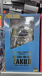SPECIAL EDITION 特別仕樣 REAL TYPE COLOR JUMBO GRADE GUNDAM  高達 MS 06F ZAKU 綠色 渣古  全新未開封 非 PG MG HG RG