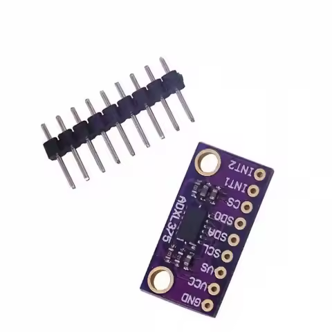 ADXL375 High-G 3-Axis Accelerometer Breakout,±200g Measurement,I2C/SPI,for Impact Detection,Vibratio