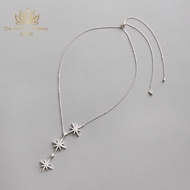 S925 Diamond Star mentor necklace S925 Diamond Octagonal Star Meteor necklace