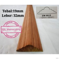 ✥☇wainscoting/kayu frame /kayu biding siping/nyatoh kayu