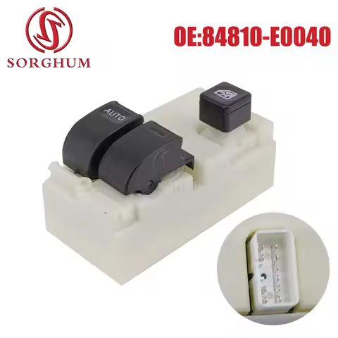SORGHUM New 84810-E0040 For Hino 500/700 2003 Power Window Switch Lifter Regulator Console Button 84
