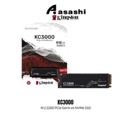 Kingston KC3000 512GB / 1024GB / 2048GB / 4096GB M.2 2280 PCIe Gen4 x4 NVMe SSD