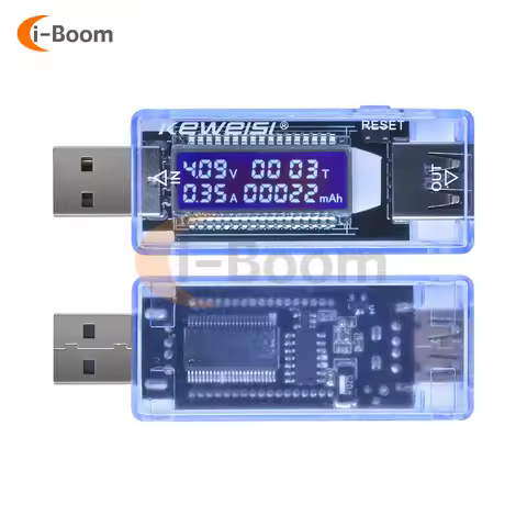 USB Power Meter USB Tester USB Voltage Meter and Current Tester IPS LCD Display Power Tester Multime