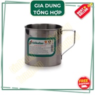 Stainless steel cup / mug with handle, TITHAFAC Kindergarten stainless steel drinking mug, 2 types: 