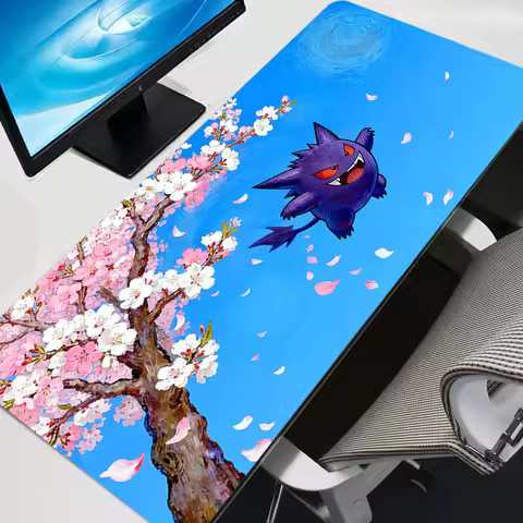 Computer Varmilo Keyboard Mouse Pad Anime Gaming Accessories Table Big Gamer Carpet Desk Mat Pokemon