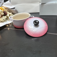 LE CREUSET Ceramic Crock Pot Steamer Small Roasting Pot with Lid Soup Pot Oven Dessert Bowl Crock Po