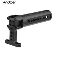 Andoer กล้องเอนกประสงค์ Cage Top Handle Grip 1/4นิ้ว3/8นิ้วเกลียวสกรูหลุมเย็นตัวประกับติดสำหรับโคมไฟ