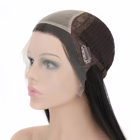 TUWG02 European Virgin Hair Lace Front Wig for White Women Glueless Jewish Style 130% Density Lace T