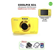 Nikon Coolpix S31 Compact Camera กล้องคอมแพค กล้องกันน้ำ Waterproof and shockproof แกร่ง ทนทาน ลุย All Weather มือสองคุณภาพประกันสูง