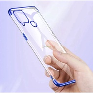 Color Border Clear Back Case Realme 5 5i 5s 3Pro 5Pro XT X2 Pro 7Pro C1 C3 C12 C15 Reno4 Reno5 Reno2