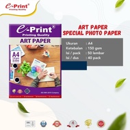 A4 ART PAPER 150gsm e-Print PAPER Photo Paper Glossy Paper A4