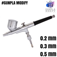 Airbrush แอร์บรัช HD-130 ระบบ Double Action Gravity Feed 0.2 0.3 0.5 mm