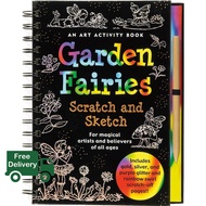 Lifestyle >>> GARDEN FAIRIES SCRATCH AND SKETCH หนังสือใหม่ English Book พร้อมส่ง