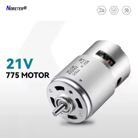 775 Motor 21V Motor sikat 15000-20000RPM, Bor dampak rantai gergaji listrik, pembersih vakum kunci B