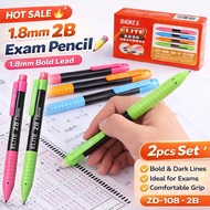 AKINA SAVE 1.8mm 2B Exam Pencil Set | Smooth Writing Mechanical Pencil | ZD-108 Student Test Pencil 