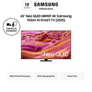 Samsung 65” Neo QLED QN90F 4K Samsung Vision AI Smart TV (2025)