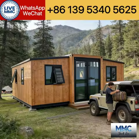 20ft 30ft 40ft Folding Container House Expandable Container House Portable Cabin Low-cost Container