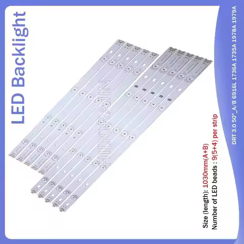 New10 PCS/set LED strip for 50LB650V 50LF6000 INNOTEK DRT 3.0 50 inch A B 6916L-1982A 1983A 6916L-17