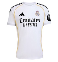 (Authentic) La Liga 25-26 Real Madrid home jersey Adidas short sleeved football jersey sportswear fo