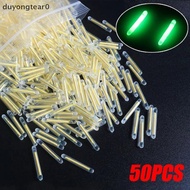 (duyongtear0) 50PCS/lot 2.2-4.5mm Light Night Fishing Float Rod Lights Dark Glow Stick Fishing Acces