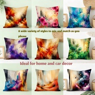 throw pillow case 18x18 16x16 20x20inches Abstract Floral Cosmic cushion