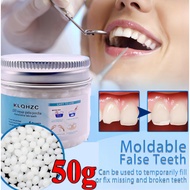 (TS)Temporary Tooth Kit Teeth and Gaps Moldable Falseteeth Solid Glue Denture Adhesive