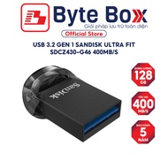 USB 3.2 Gen 1 Sandisk Ultra Fit SDCZ430-G46 16GB / 32GB/ 64GB / 128GB Up to 400MB/s