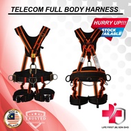 PROGUARD S718-OB | Telecom Full Body Harness Visibility Adjustable Safety Belt Fall Protection