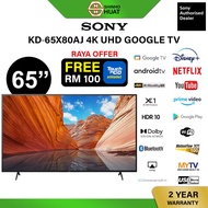 Sony 65 Inch 4K UHD Android TV KD-65X80AJ HDR10 Google Play Store Disney Plus Netflix Youtube 65X80A