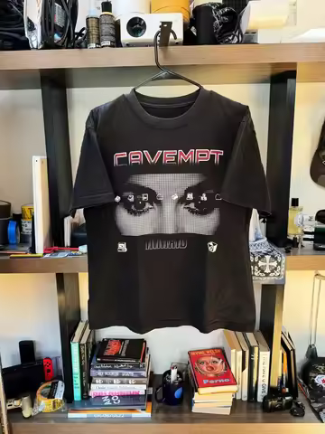 Cav Empt Desktop Eyes Tee Camping Tee, Outdoors, Gift for Him Man Y2K Vintage New Spring/Summer