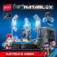 Ejen Ali x Sembo Block MATABLOX Satrias Keep Gift Decoration Building Brick Toy 103531