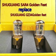 FEIYUE SHUGUAN 5AR4 Golden feet Vacuum tube replace 5Z4P GZ34 5U4G 274B 5Z3P 5Y3 Electronic Valve Fo