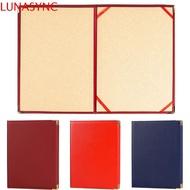 LUNASYNC A4 Agreement Folder, PU Leather Protective Certificate Diploma Cover, Premium Reinforced Ed