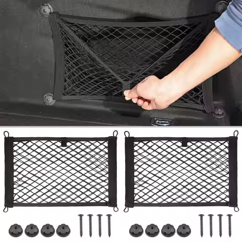 Cargo Net Pocket Storage Mesh Net For Audi A3 A4L A6L Q3 Q5 A1 A5 A7 Elastic Nets Storage Pouch with